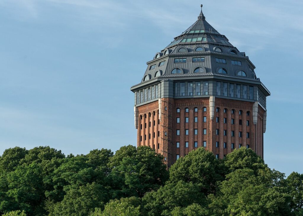 Wasserturm an der Sternschanze in Hamburg