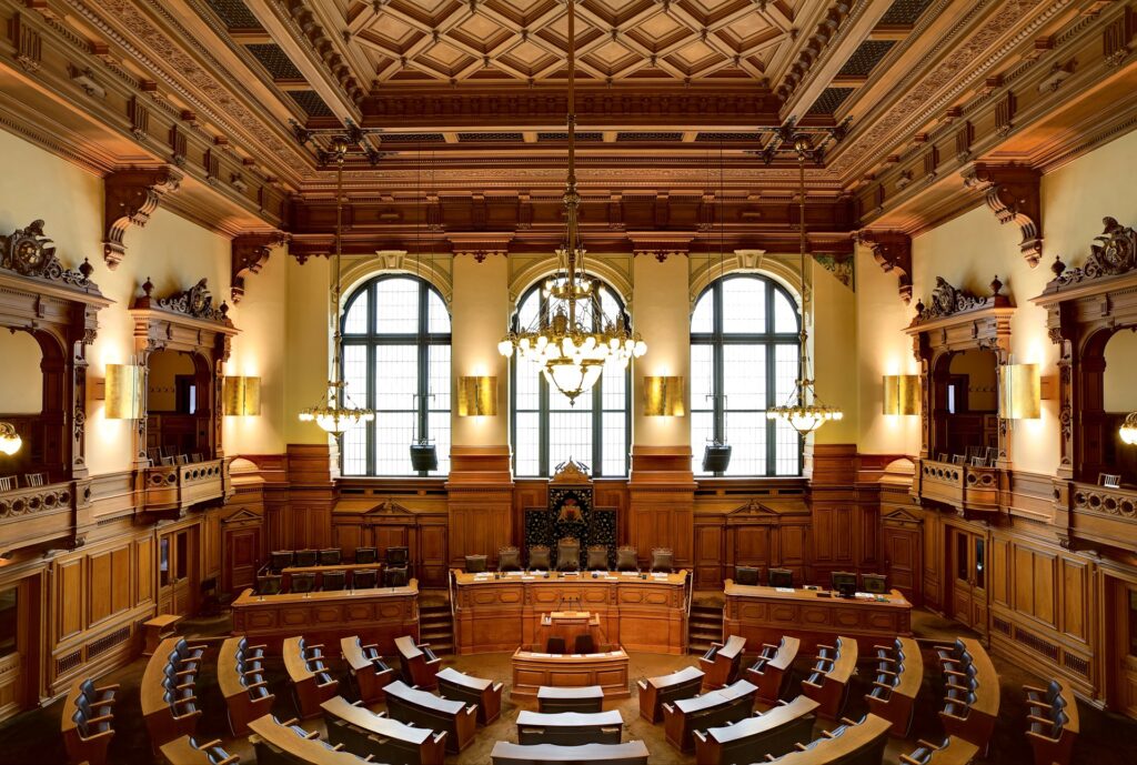 Plenarsaal Hamburger Rathaus